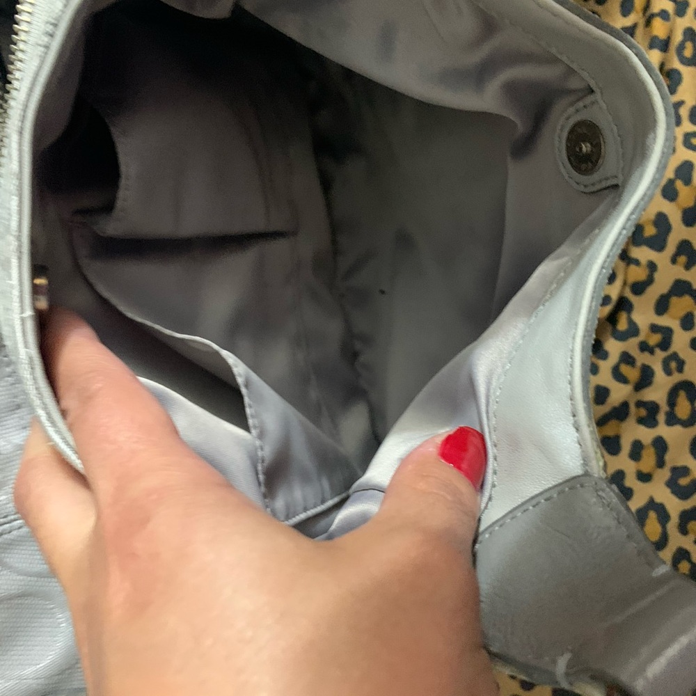 Kindly used Coach gray bag one minor flaw - Picture 9 of 16